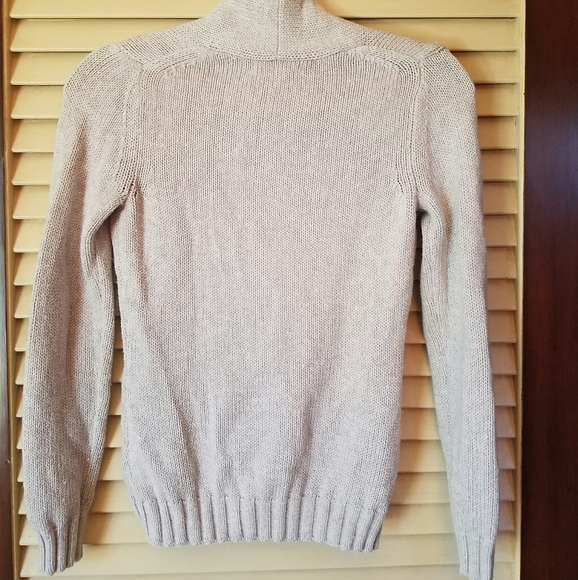 Light Grey Blue Banana Republic Sweater, Petite XS - Picture 2 of 3